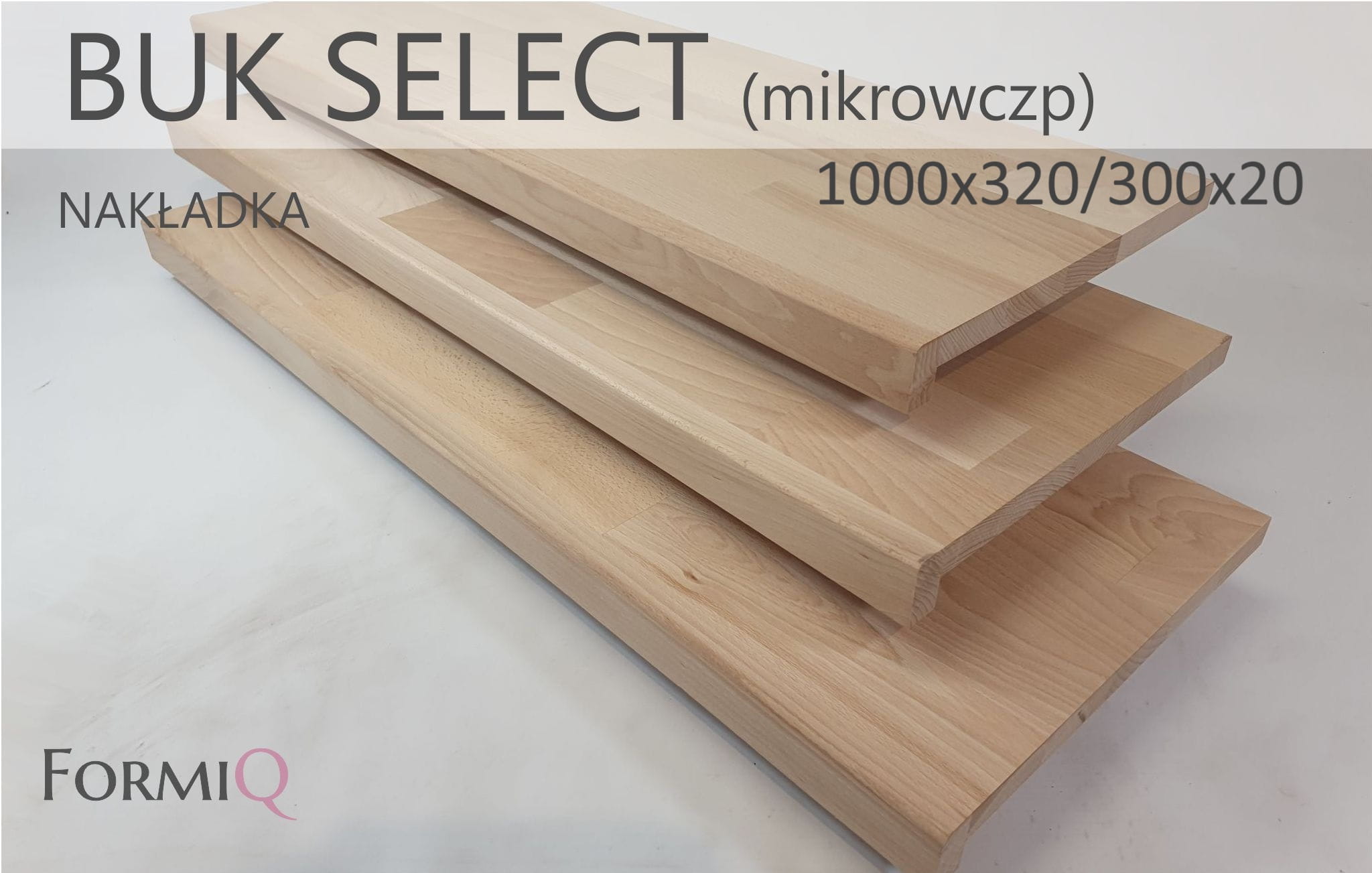 Nakładki buk select mikrowczep 1000x320/300x20/40